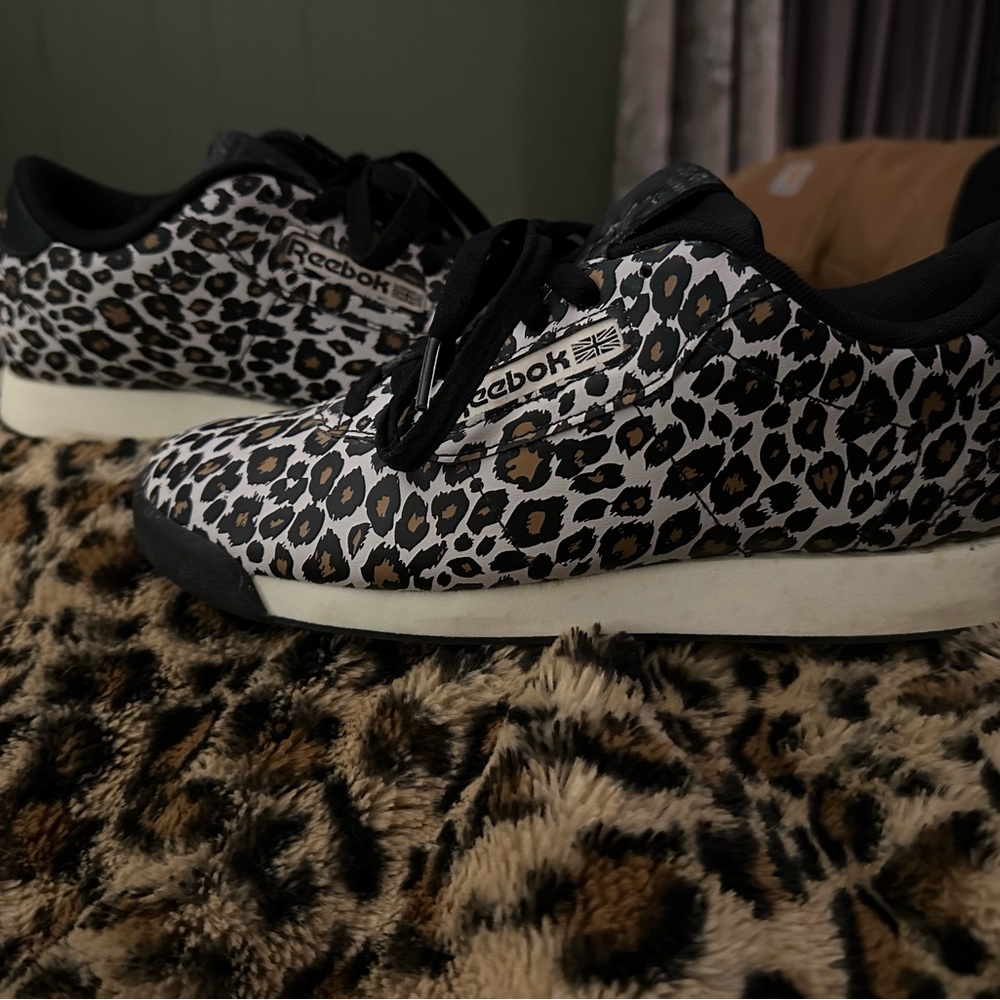 Reebok Classic Leopard Print Sneakers